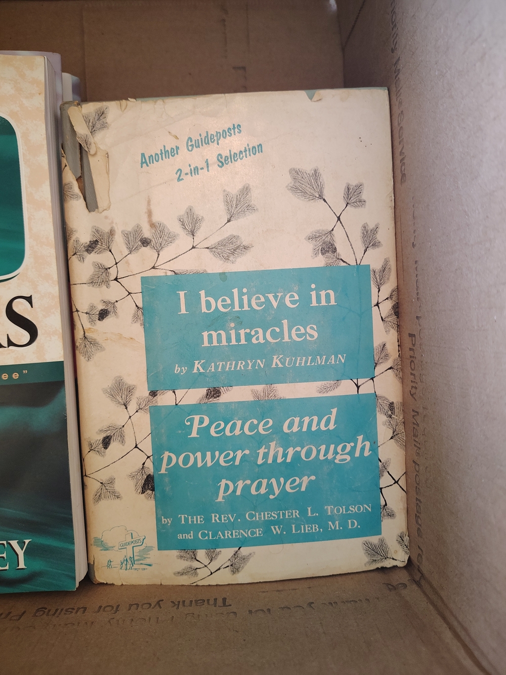 Kathryn Kuhlman Blue Decorative Book Cover - I Believe in Miracles